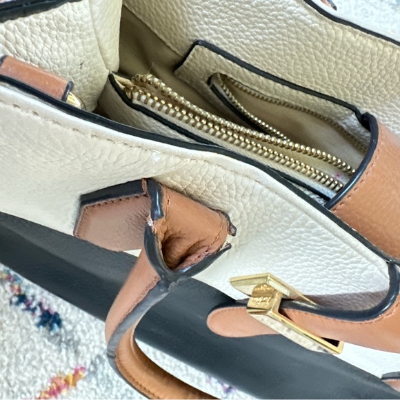 Sam Edelman - black and cream color block bag - Picture 11 of 14